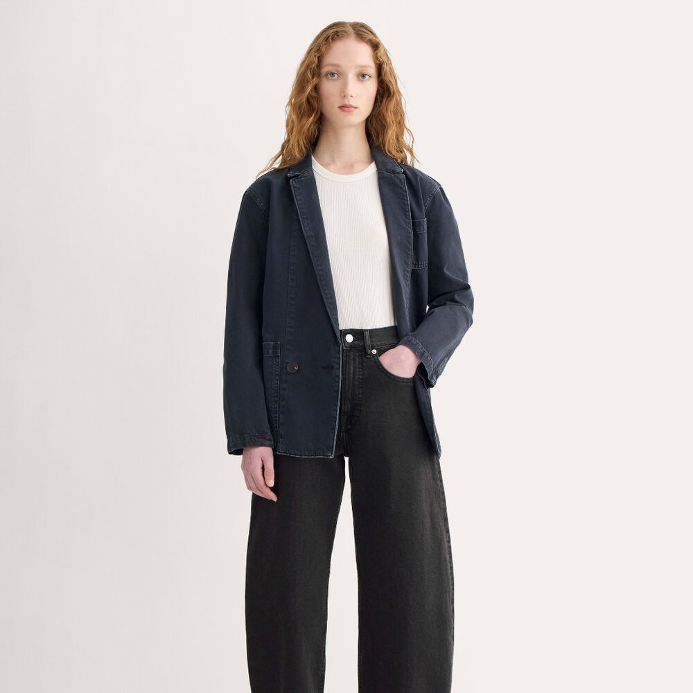 Everlane Women's Way-High® Curve Jean in Washed Black, Size 25, Cotton